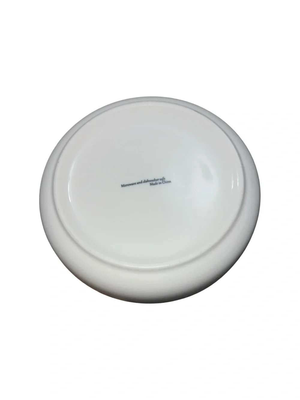Ceramic Cat Bowl Shallow Food Dish Whisker Friendly White With Smiling Cat Face